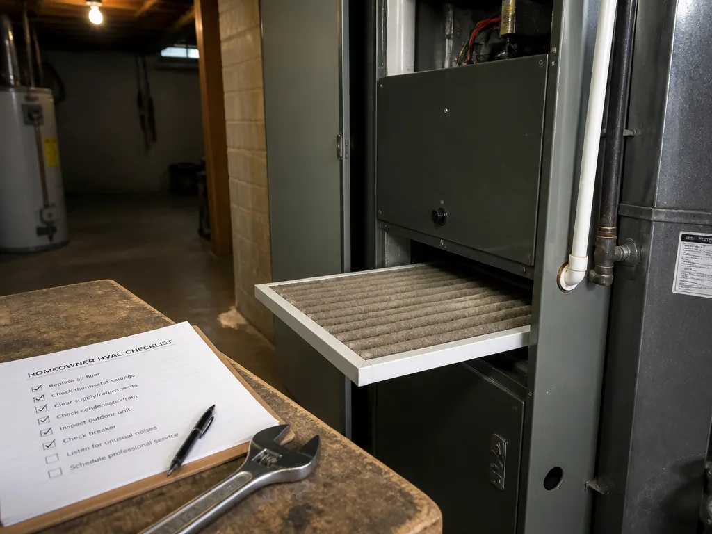 DIY vs when to call a pro for typical HVAC service